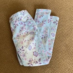 Floral jeans 💙💜